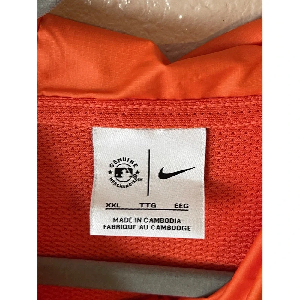 Men's 2XL NWT New York Mets Nike Overview‎ Half Zip Hooded Jacket